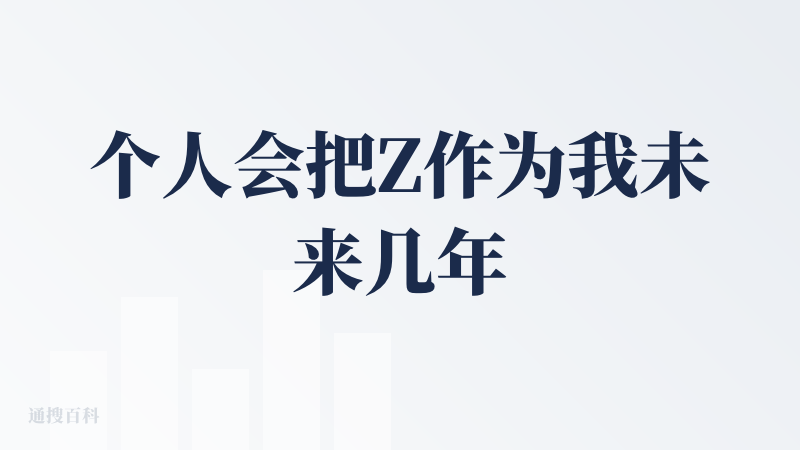 个人会把Z作为我未来几年做学术科研的辅助产品