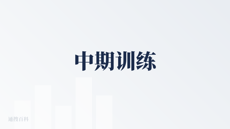 中期训练
