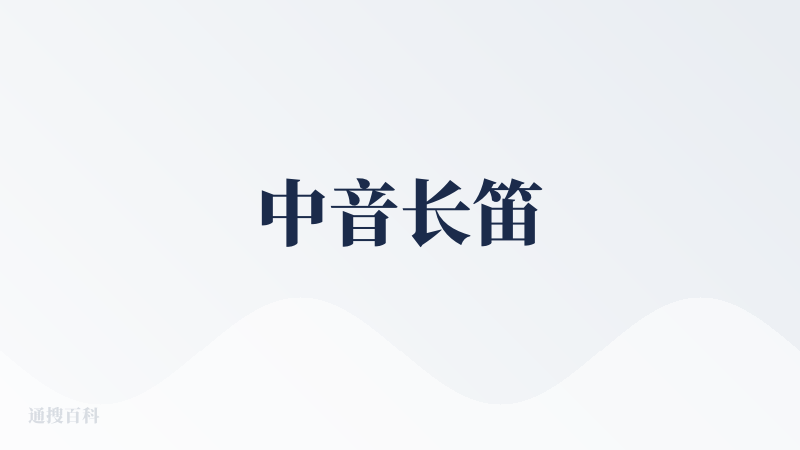 中音长笛