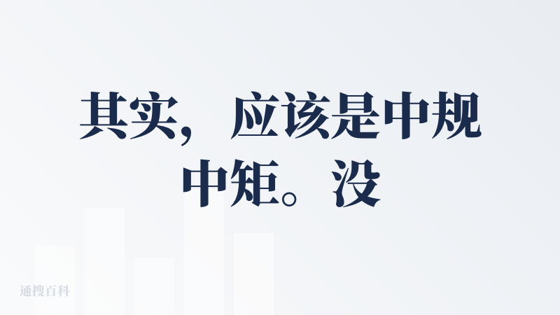 其实，应该是中规中矩。没有太惊艳，但是可以用。