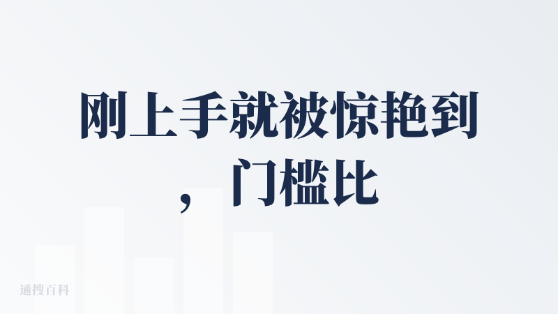 刚上手就被惊艳到，门槛比较低，生成速度也较快。