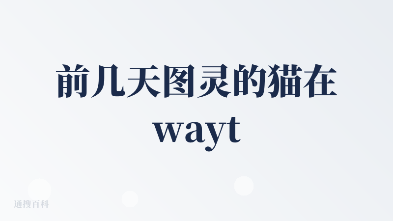 前几天图灵的猫在waytoAGI进行了演示，我今天看到的时候看着演示看起来还不错，呃，包括一系列的从一个想法，然后对对应