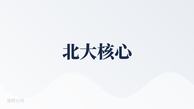 北大核心