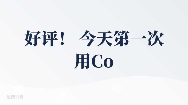 好评！ 今天第一次用CodeFlicker，但我愿称之为国产cursor （好像之前安装过但卸载了～）