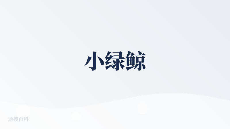 小绿鲸