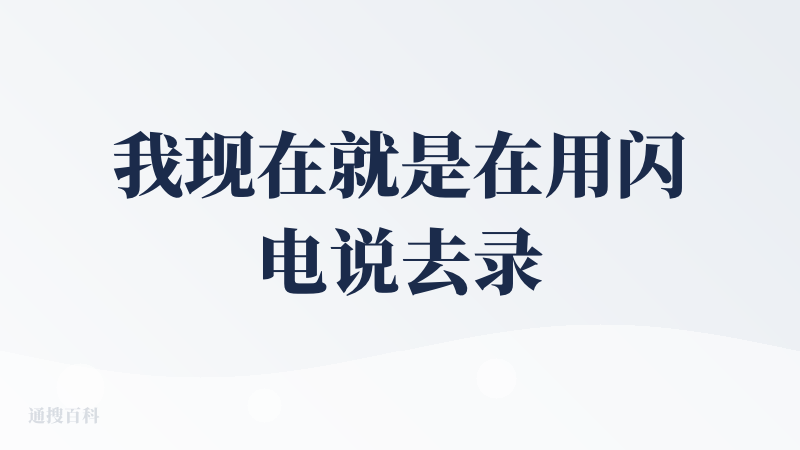 我现在就是在用闪电说去录入我的评价信息。