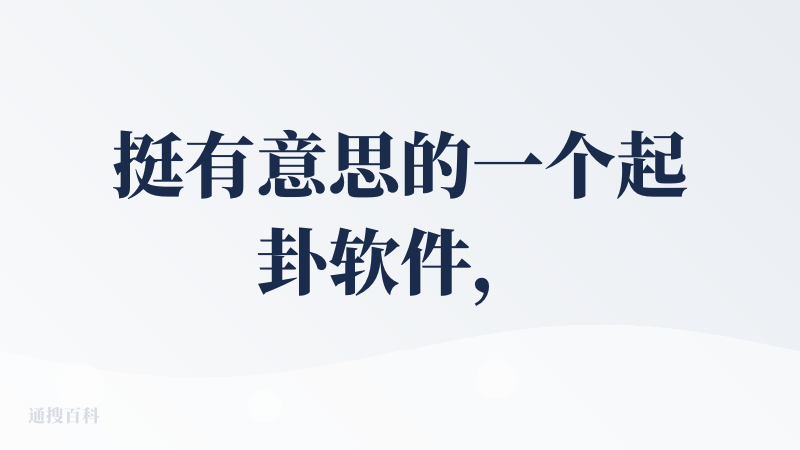 挺有意思的一个起卦软件，将命理学的知识内容与宗教迷信相结合，能够正确地利用现代的AI技术进行对人的引导，比如说 当心中有