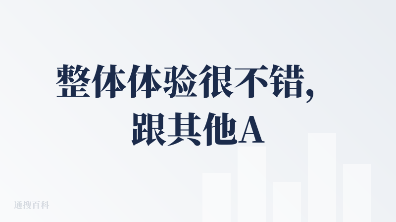 整体体验很不错，跟其他AI聊天助手有差异点