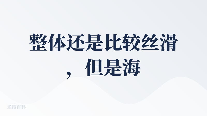 整体还是比较丝滑，但是海外的攻略需要加强
