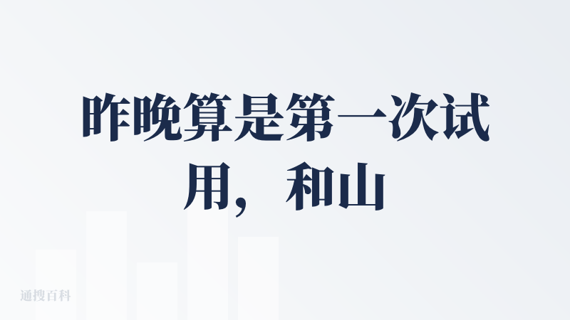 昨晚算是第一次试用，和山姆欧特曼来了个激情拥抱，哈哈哈