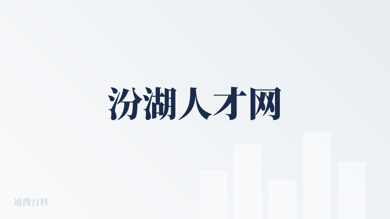 汾湖人才网