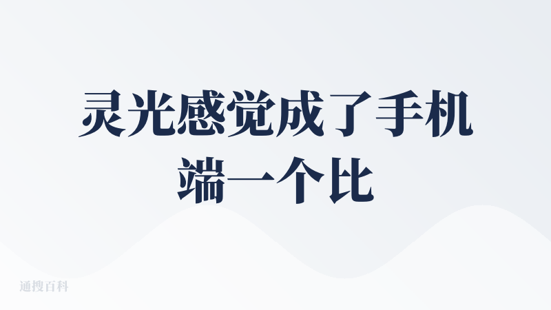 灵光感觉成了手机端一个比较好玩的应用，也是一个可以让小朋友喜欢玩的应用。