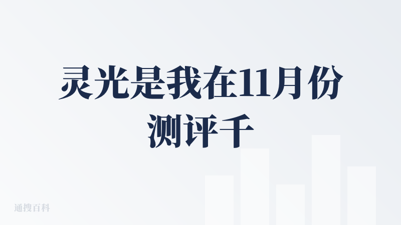 灵光是我在11月份测评千问时，顺嘴就提过的产品。