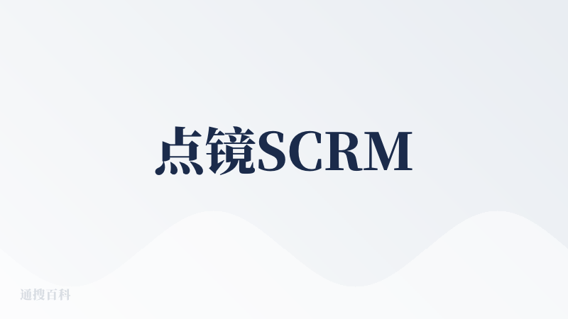 点镜SCRM