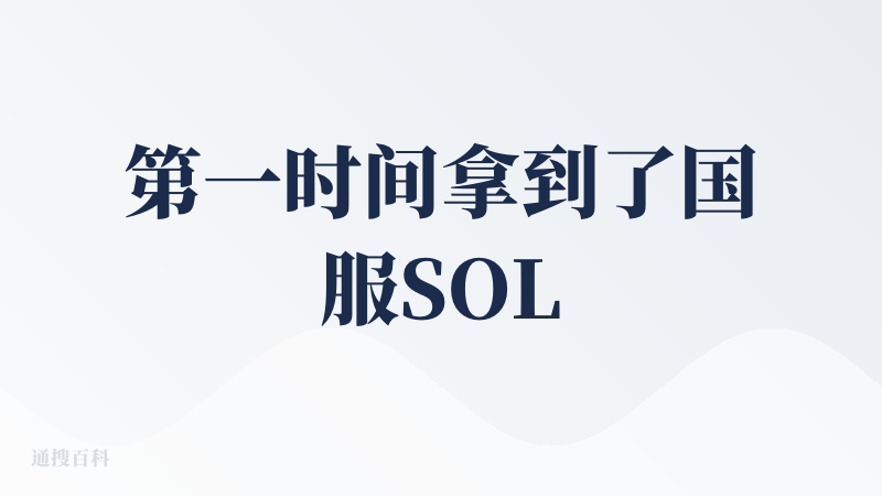 第一时间拿到了国服SOLO资格，很激动，但结局很失望！
