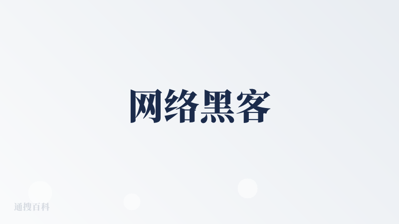 网络黑客