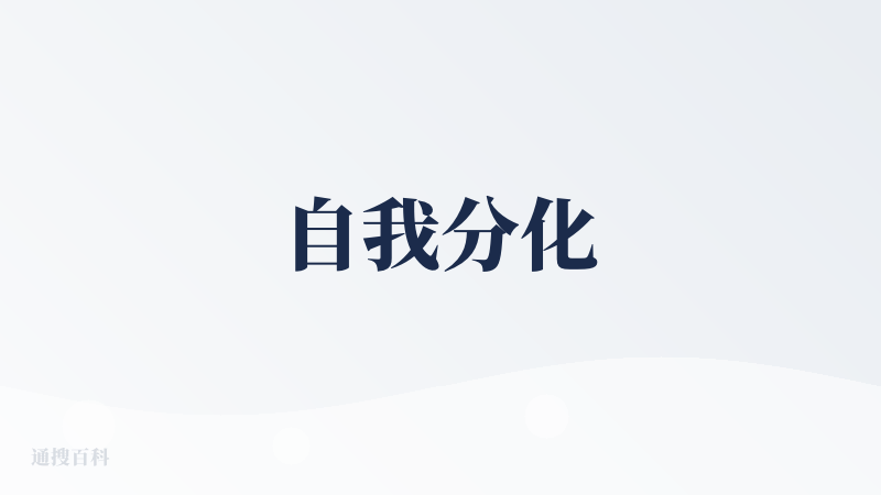 自我分化