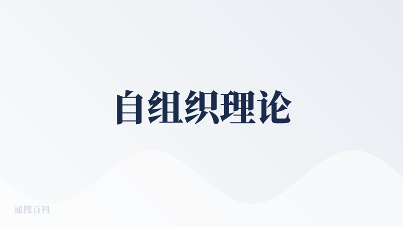 自组织理论