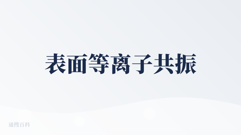 表面等离子共振