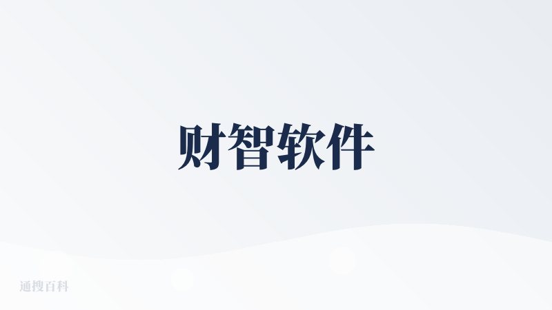 财智软件