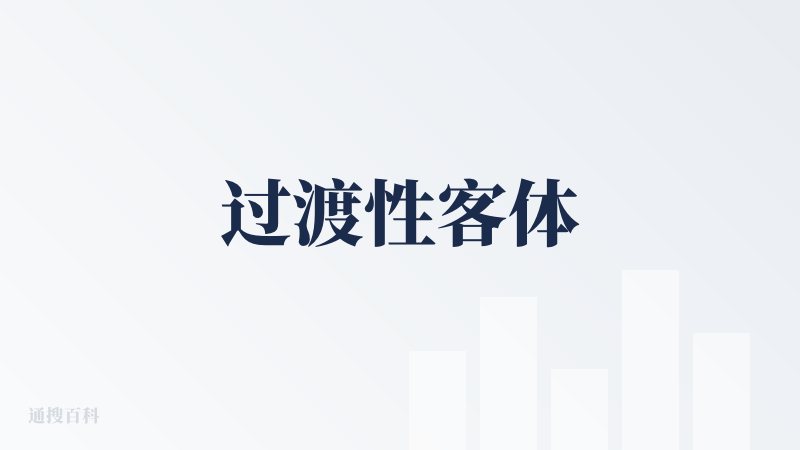 过渡性客体