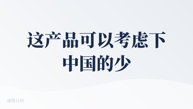这产品可以考虑下中国的少数民族市场，比如藏语，维吾尔语等