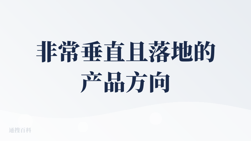 非常垂直且落地的产品方向，面向日常工作中的实际需求。