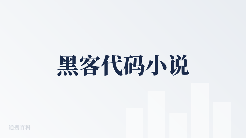 黑客代码小说