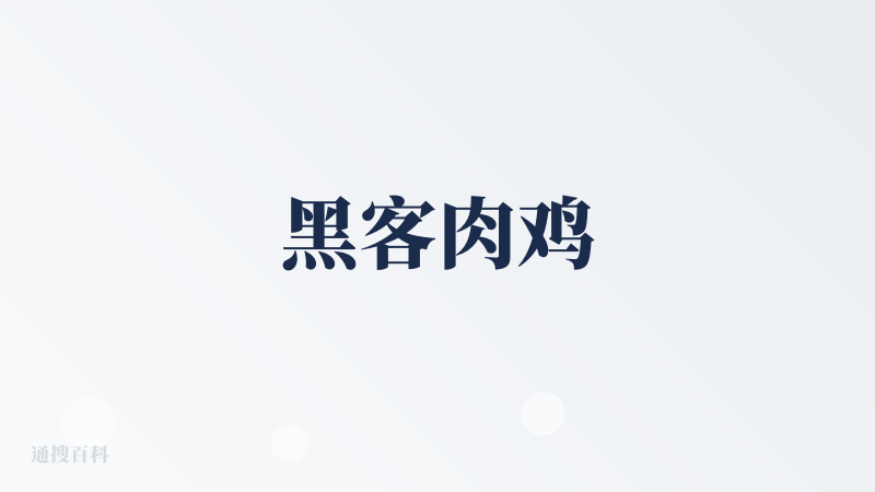 黑客肉鸡