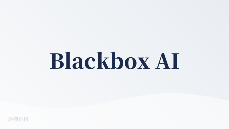 Blackbox AI