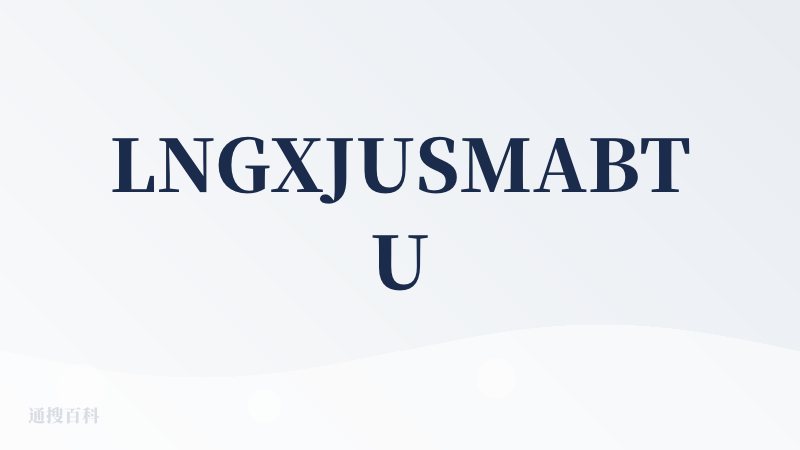 LNGXJUSMABTU4K4