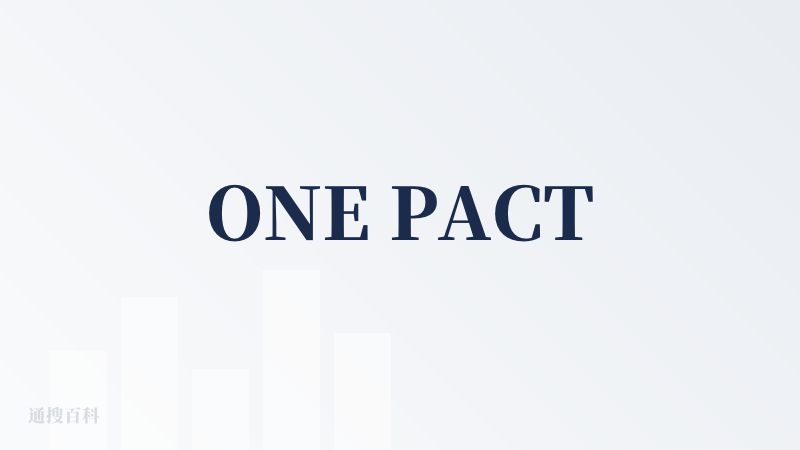 ONE PACT