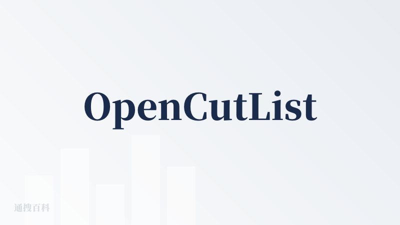 OpenCutList