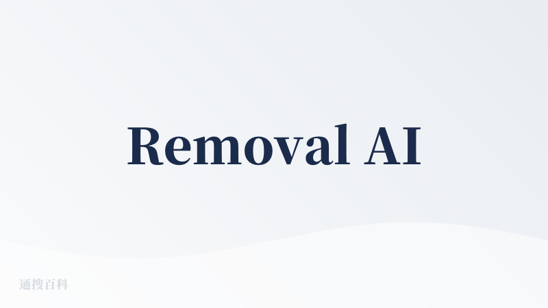 Removal AI