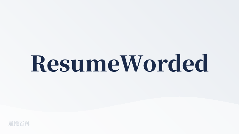 ResumeWorded