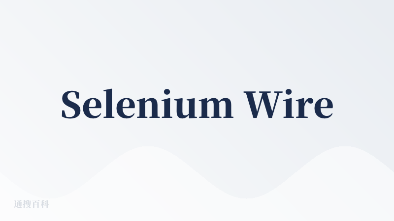 Selenium Wire