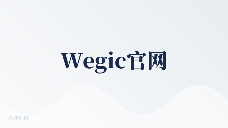 Wegic官网