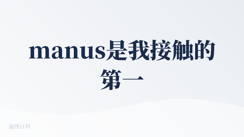 manus是我接触的第一个agent，当时给我的感觉相当惊艳。在此之前那些大模型只能做些对话，长时间的工作还是需要我去给