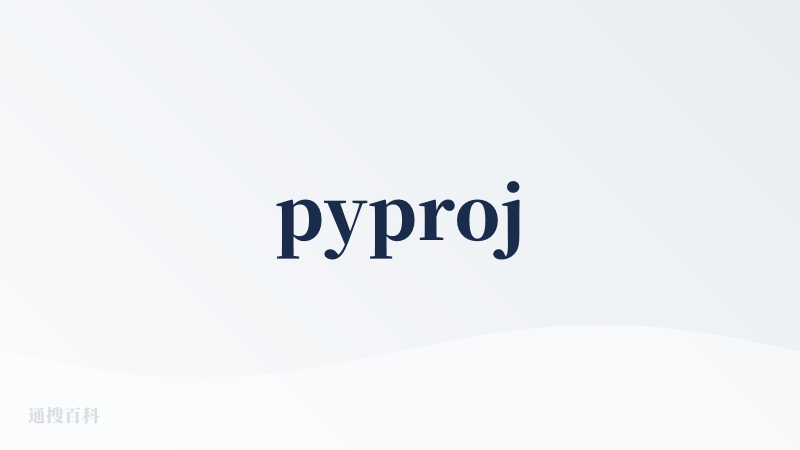 pyproj